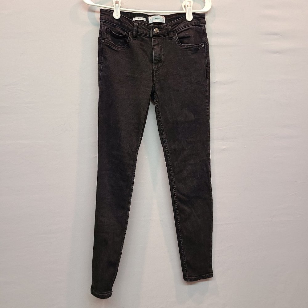 Mango Kim Skinny Jeans Womens 4 Black